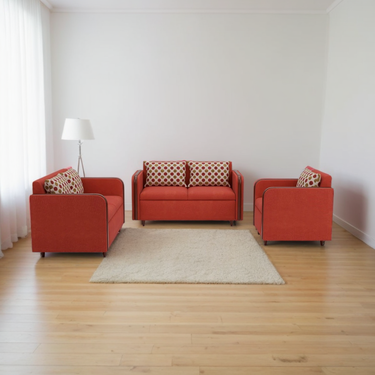 Wooden Sofa Set-DWSS009AF