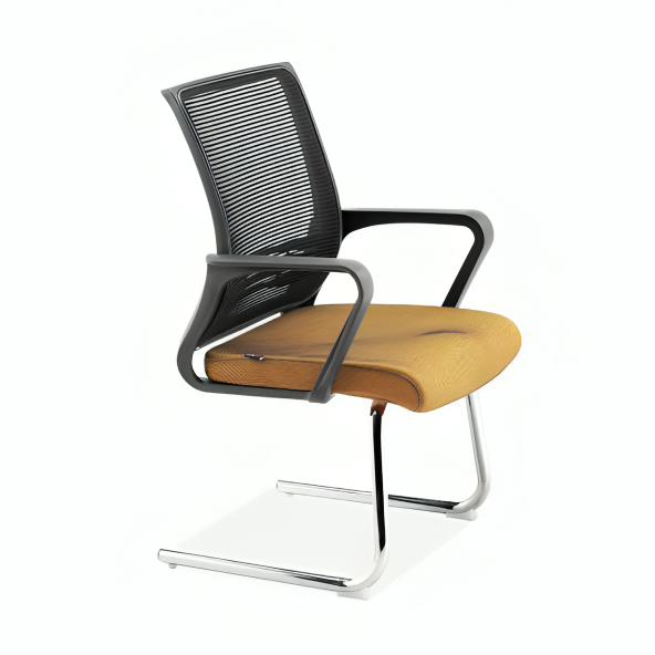 Office Visitor Chair-(fixed)-DB154BSC03